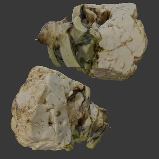 Cauliflower cutted