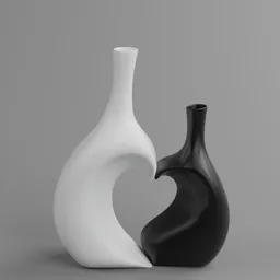 Heartbeat Ceramic Vases