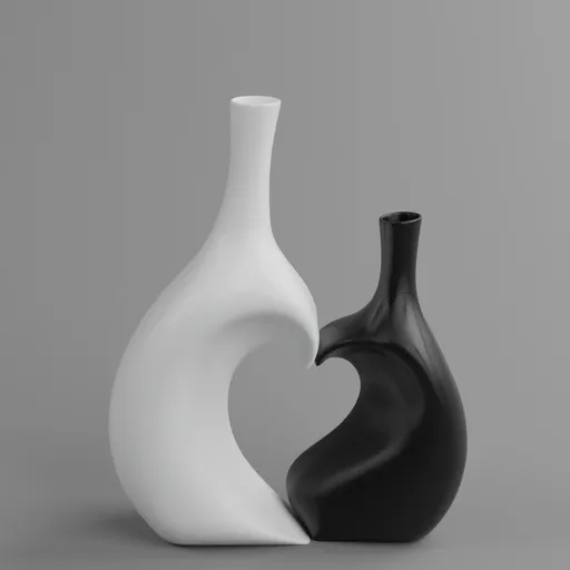 Heartbeat Ceramic Vases