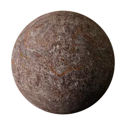 Highly detailed Granite Rock PBR texture for 3D modeling and rendering in Blender and other software.