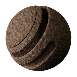 Highly detailed tree bark PBR material for 3D models in Blender, versatile single-node design, suitable for various applications.