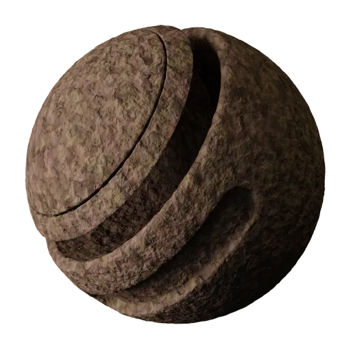 Highly detailed tree bark PBR material for 3D models in Blender, versatile single-node design, suitable for various applications.
