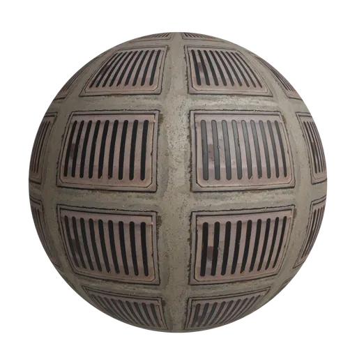 Metal drain grates