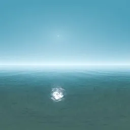 Sky Intense Blue Water
