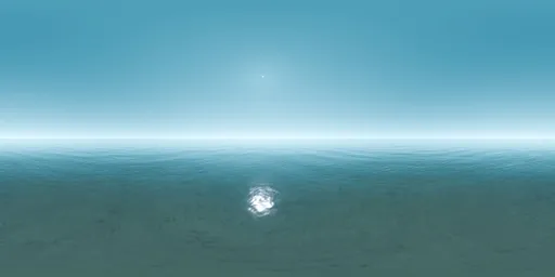 Sky Intense Blue Water