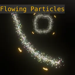 Flowing Particles