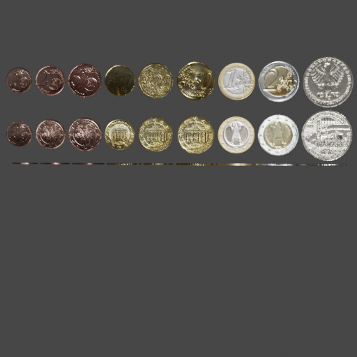 Euro coins