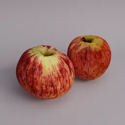 Red apple pair
