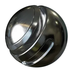 Silver Tarnished Metal