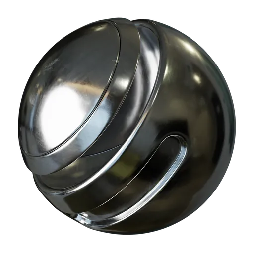 Silver Tarnished Metal