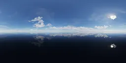 Sunny Blue Sky Day Landscape