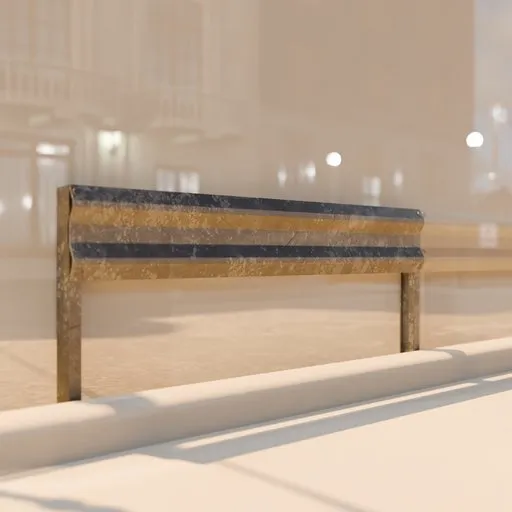 Road Barrier with Curve & Array Setup