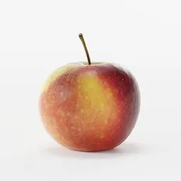 "Bicolor Apple - Realistic 3D Model for Blender 3D | Photogrammetry Scanned & PBR Asset"