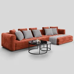 Sofa Doze Sectional Velvet