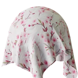 Ping flower fabric
