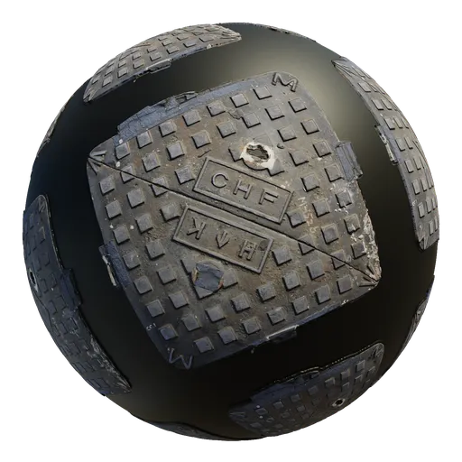 Square Metal manhole cover