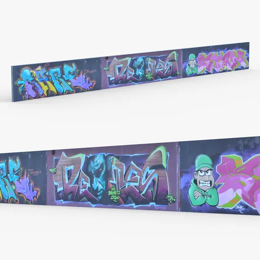Graffiti wall