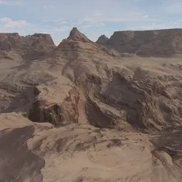 Sandstone Canyon Desert Landscape
