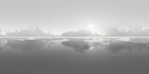 Bright winter sky