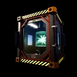 High Voltage Battery With Transport Container