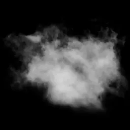 Realistic 3D cloud plane for Blender, atmosphere-enhancing fog element, seamlessly integrated, with animated noise texture.