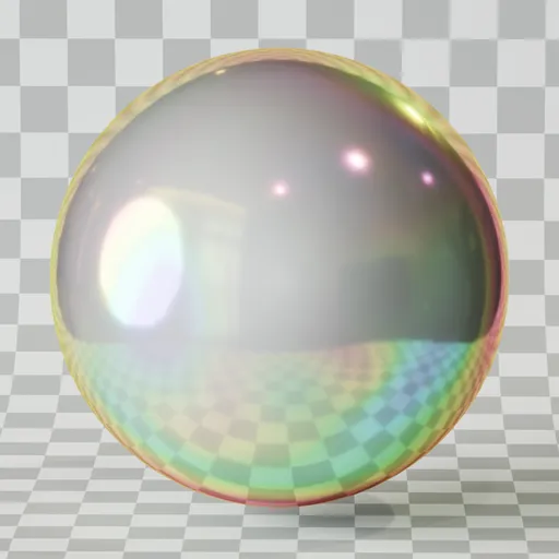 White Iridescent