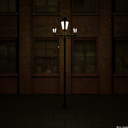 "Street Light2 - an outdoor light 3D model for Blender 3D with a vintage look inspired by 1920's London street. This detailed design features a lamppost and gaslight, perfect for adding atmosphere to your outdoor scene. Created by Cicely Hey and Jacob Savery, rated highly by users."