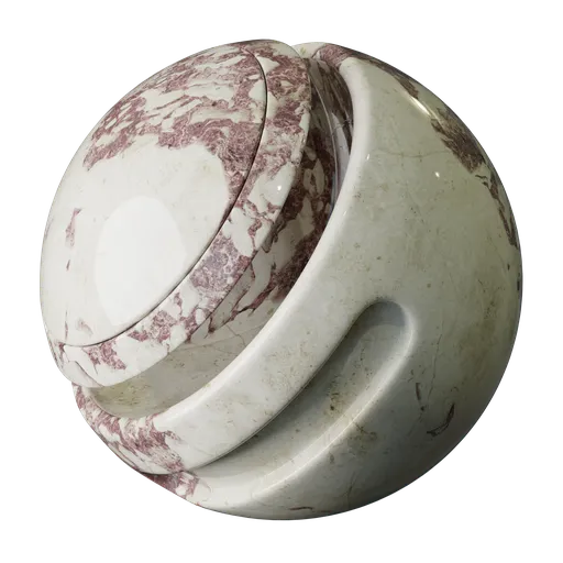 High-resolution PBR marble texture for 3D modeling and rendering in Blender.
