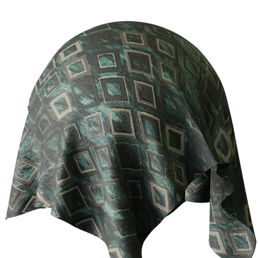 Graphical Green Velvet
