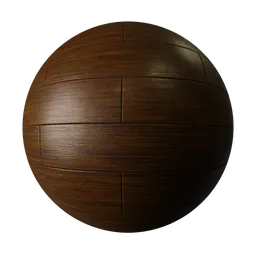 2K PBR laminate wood plank texture for realistic flooring in Blender 3D rendering with seamless tiling.