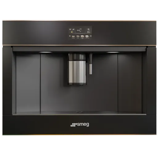 Detailed 3D digital render of a modern coffee machine, compatible with Blender 3.6, using cycles render engine.