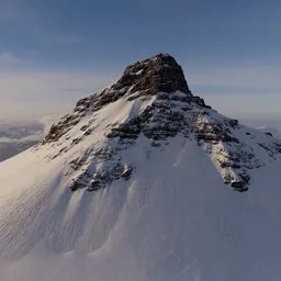 Mountain Peak Winter Snow Terrain