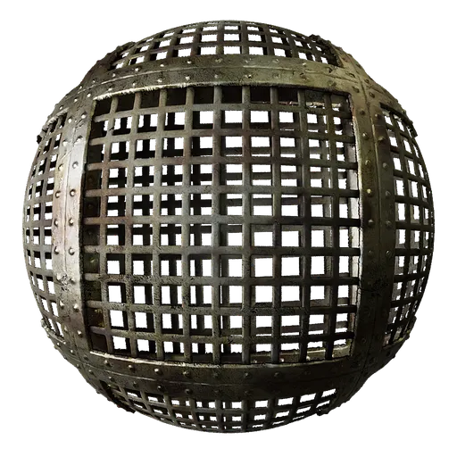 Metal Rivets Oiled Grill