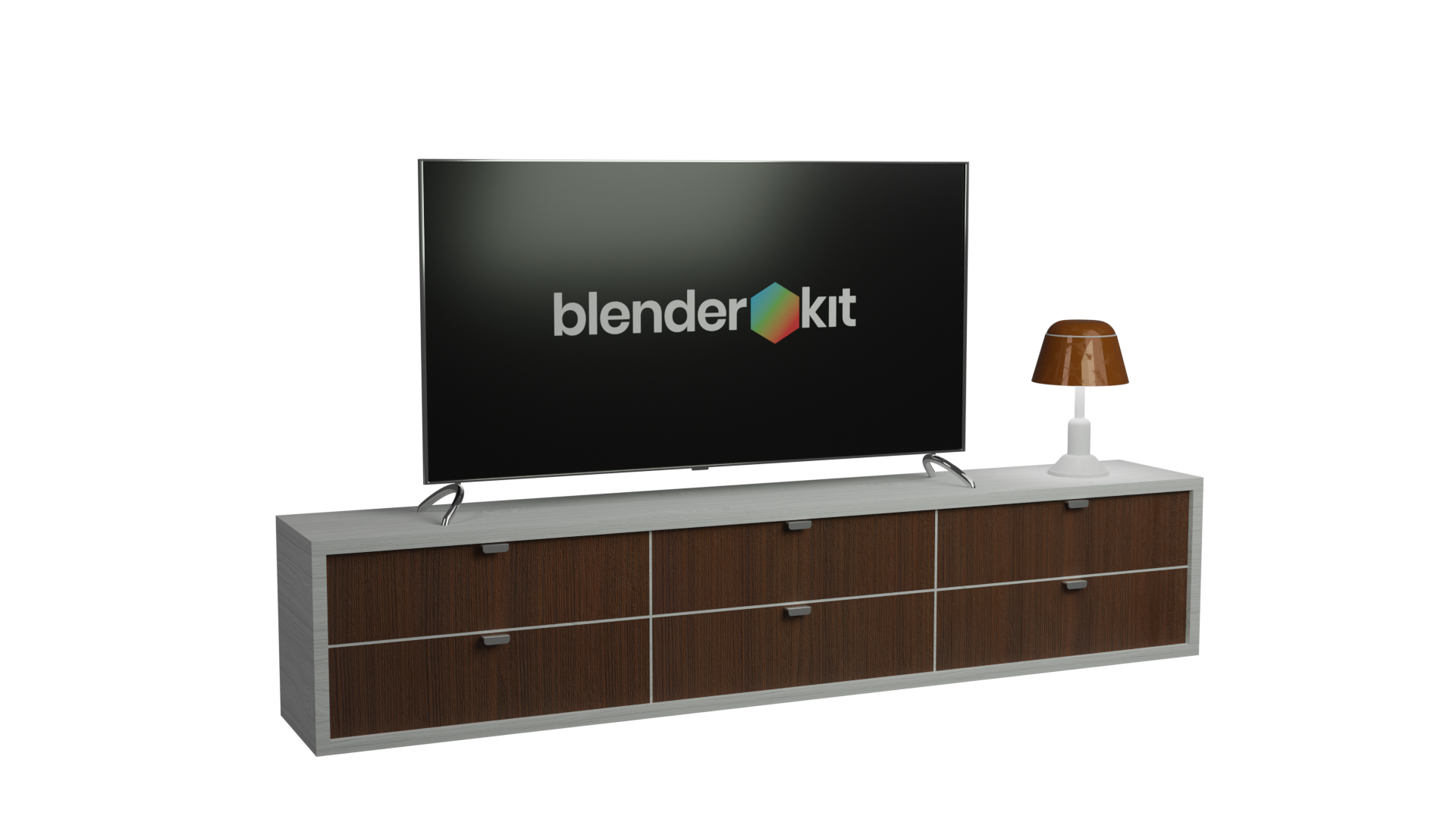 Tabletop LED Screen FREE 3D Household Appliances models BlenderKit