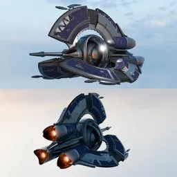 Scifi Tri Fighter