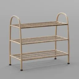 Wooden Shoe Rack