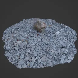 Low Poly Rocky Ground