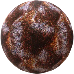 Mottled Brown Fur