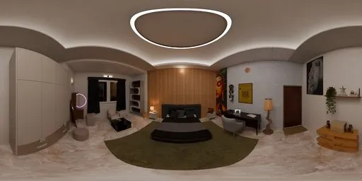 Bedroom Interior Night