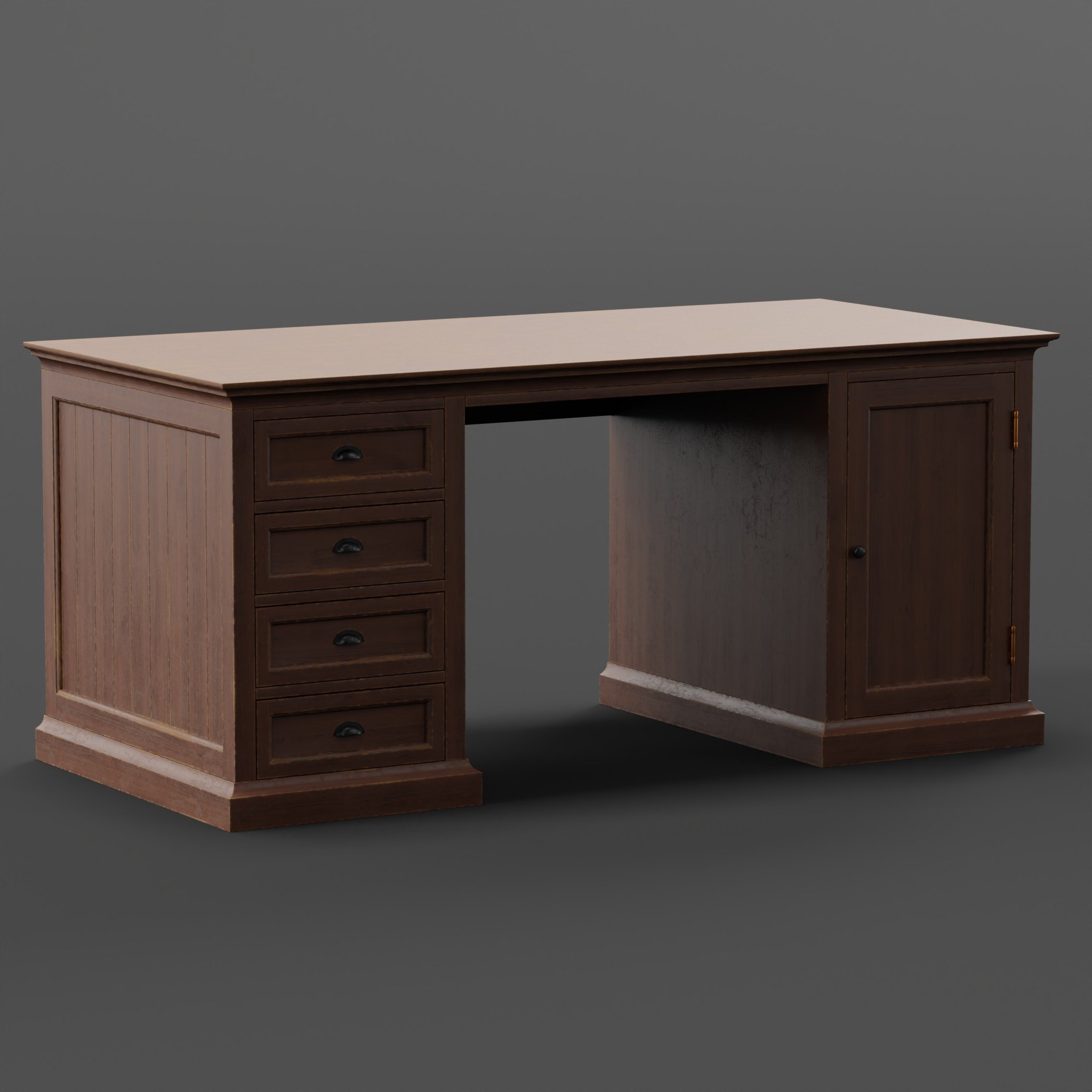 Old Office table | FREE Office Tables models | BlenderKit