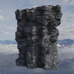 Rugged Rock Cliff Modular