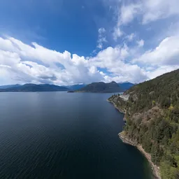 Aerial Canadian Landscape Sunny