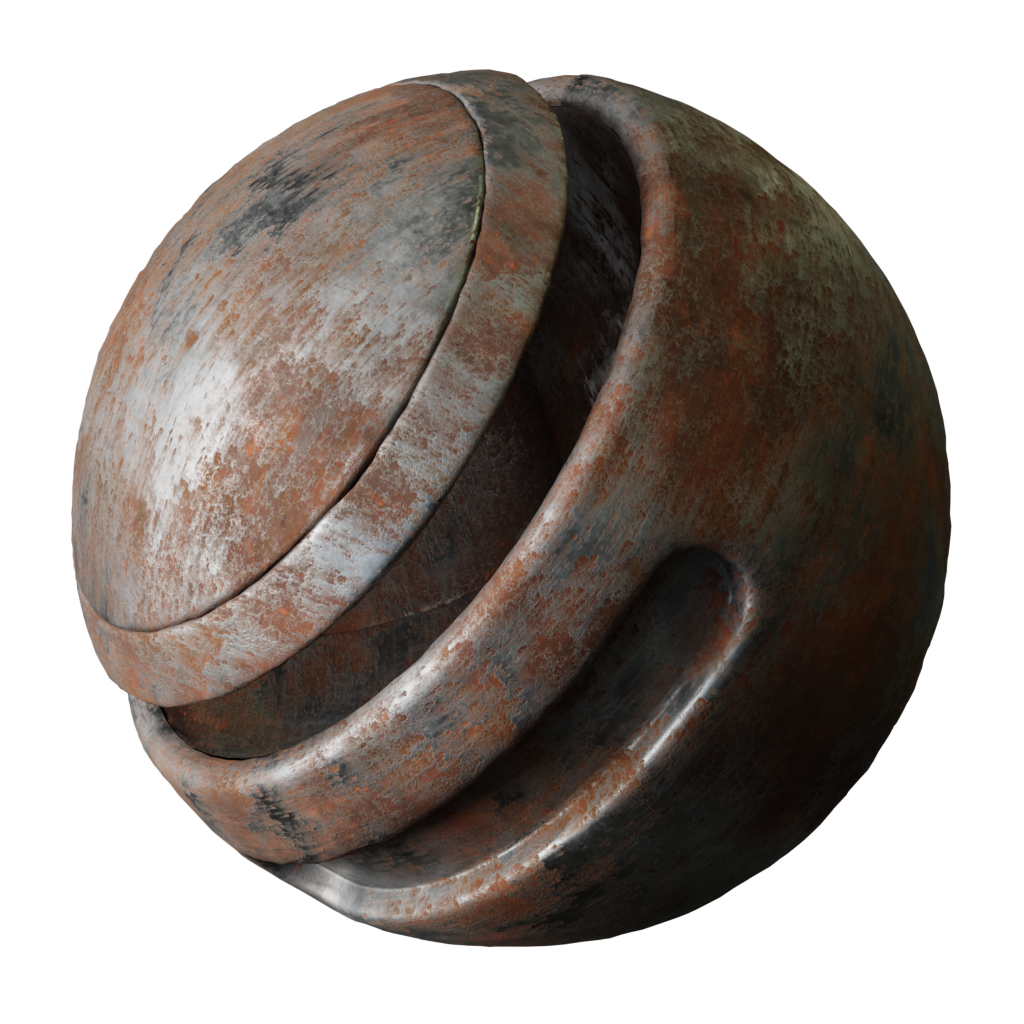 Heavily Oxidized Steel | FREE metal materials | BlenderKit