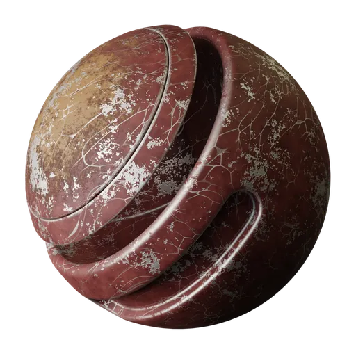 Worn Painted Metal (Procedural)