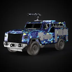 EM Military Vehicle | Rigged |