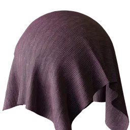 Mauve Pleated Fabric