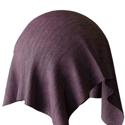 Mauve Pleated Fabric