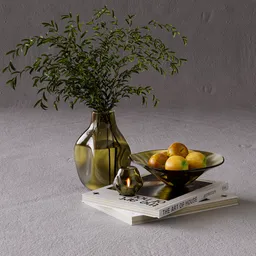 Fruit Bowl Rustic Decor Set