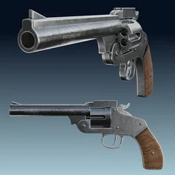 Classic vintage revolver