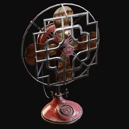 Deco 1930s Desk Fan